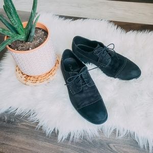 Clark's suede shoes